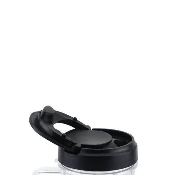 Magic Bullet Original Flip Top To Go lids Replacement Set of 2 black lids - Picture 8 of 8